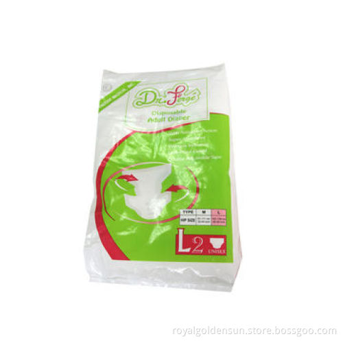 Disposable adult diapers with PP tapes